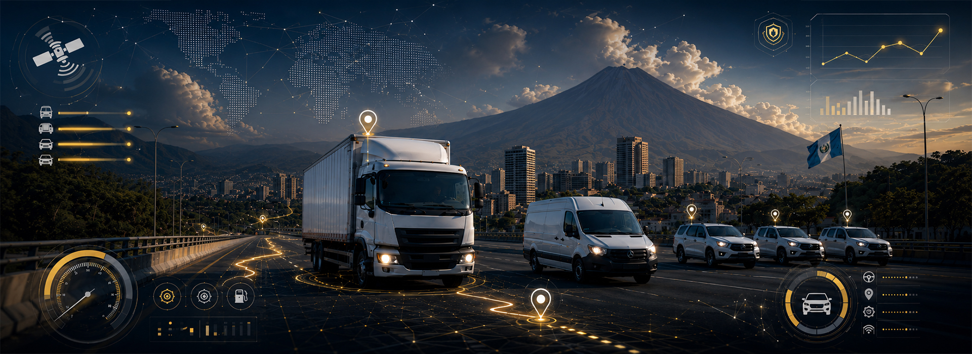 Conducción segura con GPS: cómo reducir accidentes en su flota en Guatemala