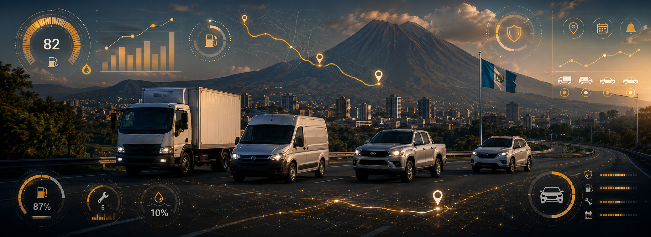 Beneficios del GPS para pymes en Guatemala: proteja su inversión desde el primer vehículo